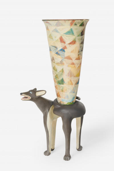 Image for Lot Gretchen Ewert - Coyote Vase