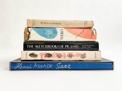 Collection of Five Artist Monographs and Books