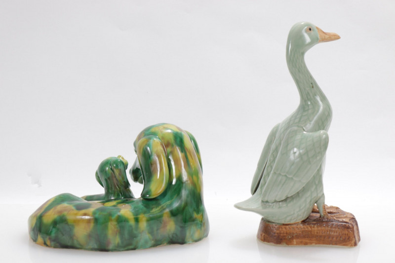 Collection of Chinese Ceramic Animal Figures 20th