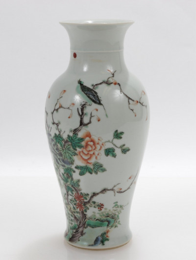 Image for Lot Chinese Porcelain With Bird and Flower Motif 20th