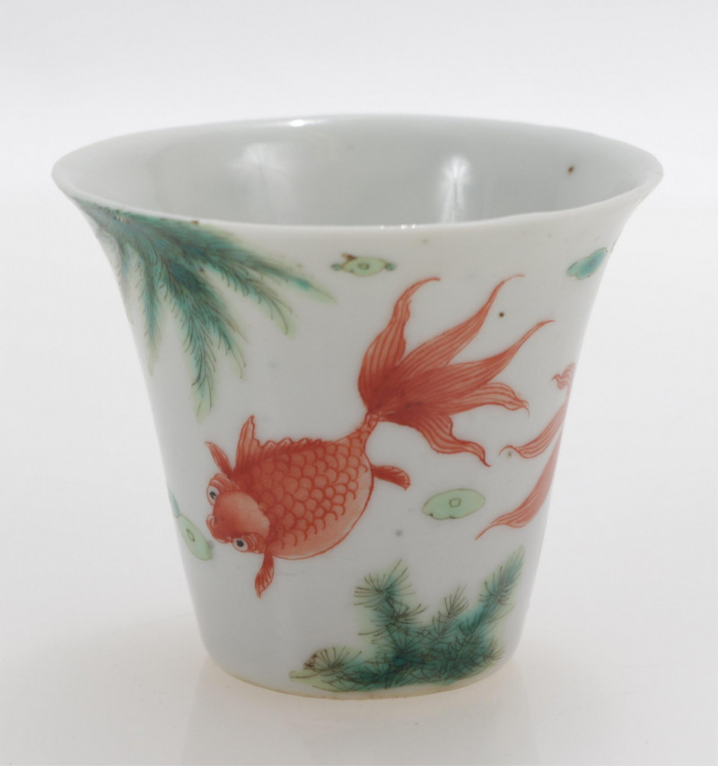 Chinese Porcelain Flared Cup 19th C