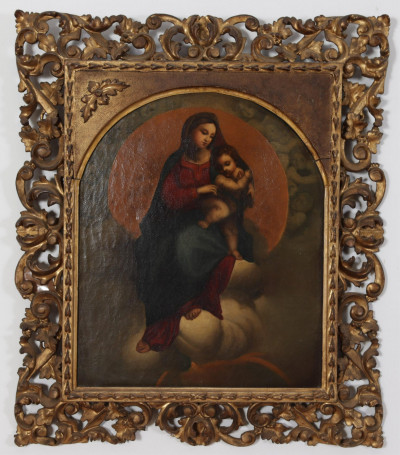 19C Italian Allegorical 'Josephine Silences' 1868