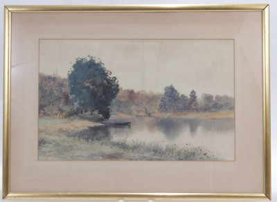 Milton H Lowell (Amer18481927) Landscape W/C