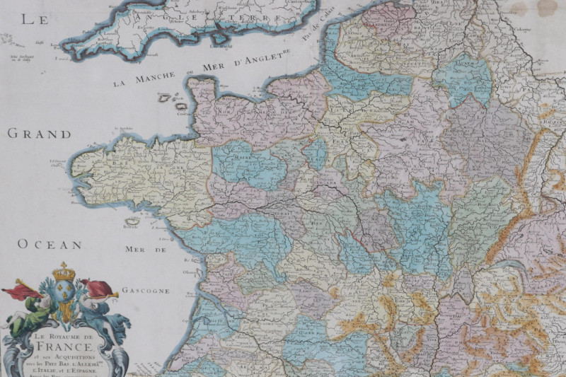 Map LE ROYAUME DE FRANCE 1678