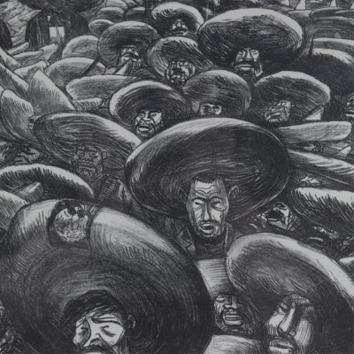 Jose Clemente Orozco Zapatistas litho