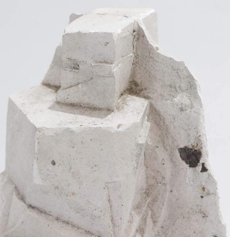 Pair Cubist Form Plaster Molds Style of Lipchitz