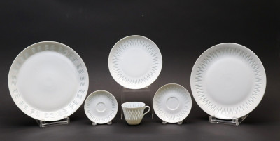 Image for Lot Arabia' Finish Porcelain Partial Dinner Service