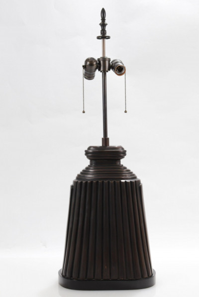 Image for Lot Contemporary Bronze Lamp