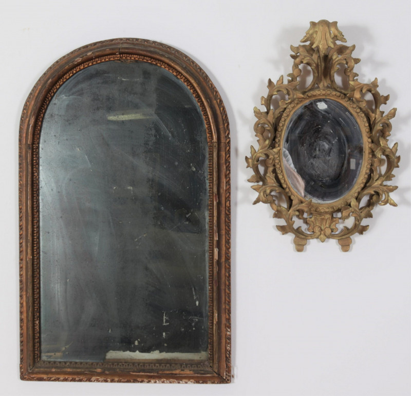 Two Italian Giltwood Mirrors