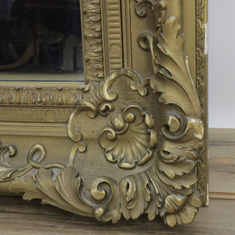 Victorian Giltwood Composition Mirror 19th C