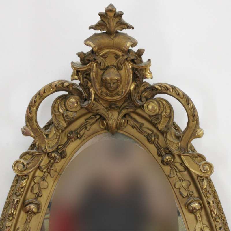American Victorian Giltwood Mirror 19th C