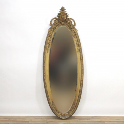 Image for Lot American Victorian Giltwood Mirror 19th C