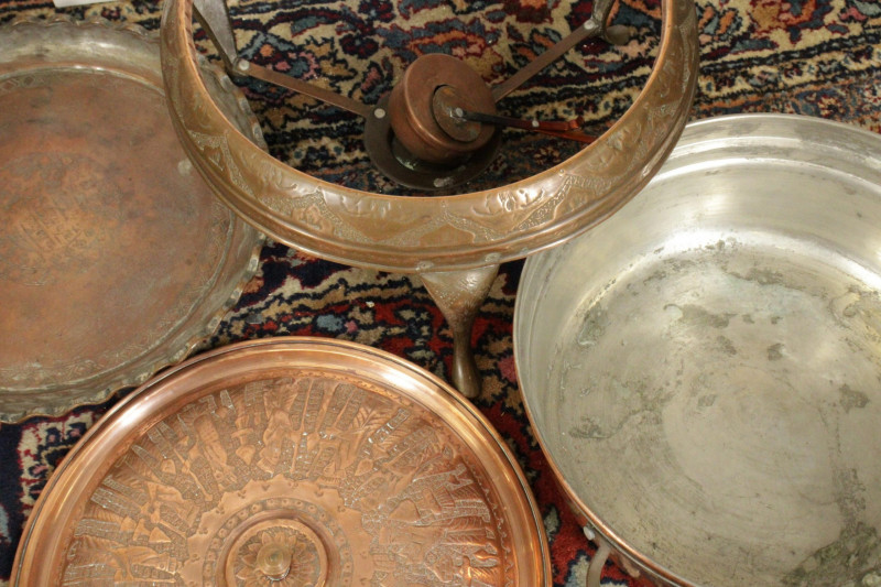 Antique Persian/Iranian Copper:Foot Warmers Etc