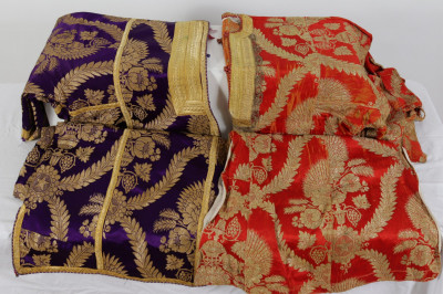 Image for Lot 2 Ottoman Brocade Fabric Robes