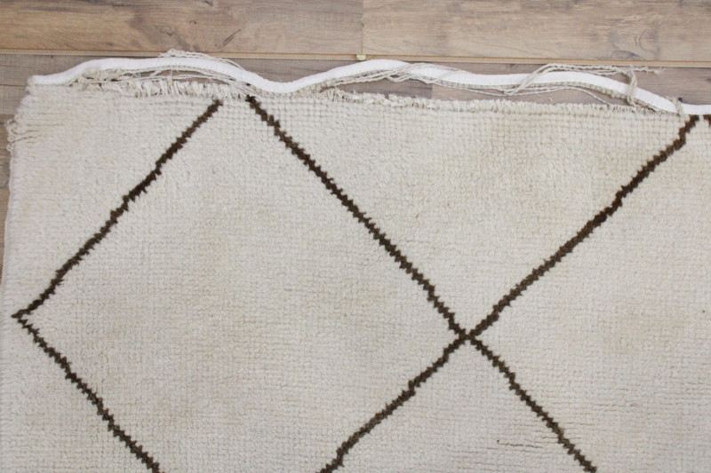 Mid Century Woven Wool Carpet 7' 4' x 10'