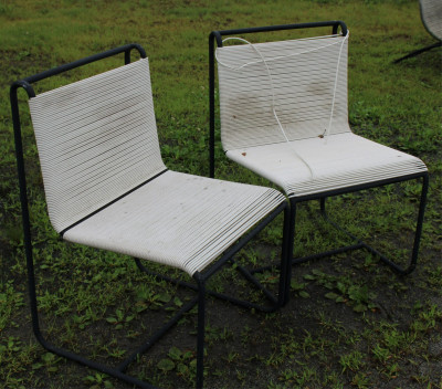 2 Hendrick Van Keppel Taylor Green Side Chairs