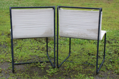 2 Hendrick Van Keppel Taylor Green Side Chairs