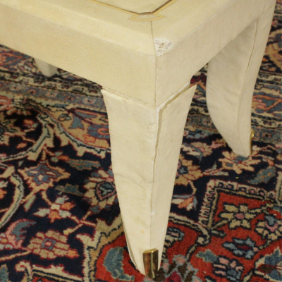 Modern Shagreen Veneered Side Table