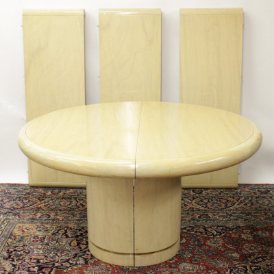 Image for Lot Karl Springer Style Maple Extension Dining Table