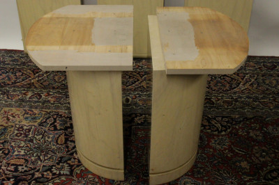 Karl Springer Style Maple Extension Dining Table