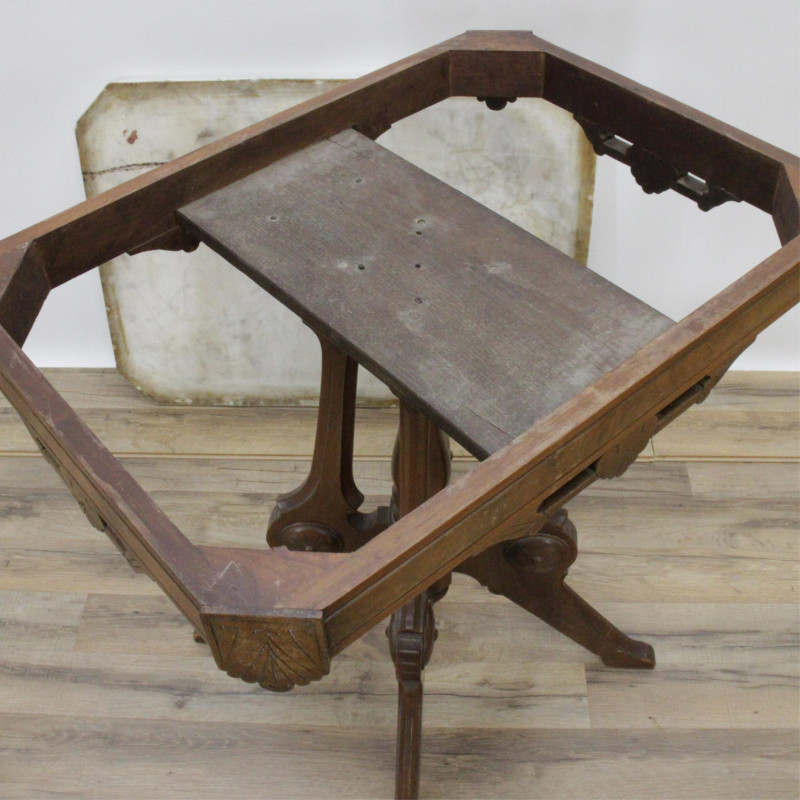 Aesthetic Movement Walnut Side Table c1865
