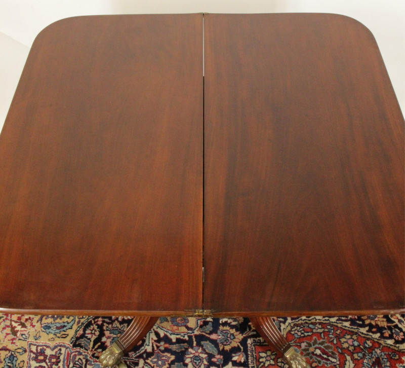 Late Federal Mahogany Games Table 19th c