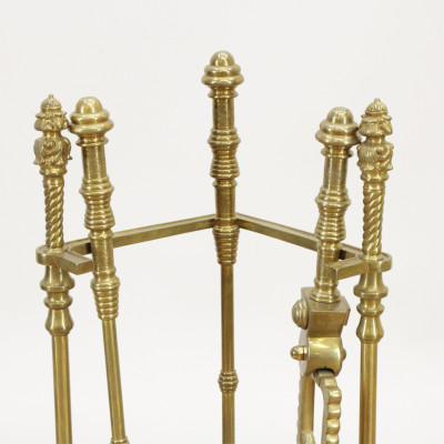 Brass Fire Tool Stand Tools