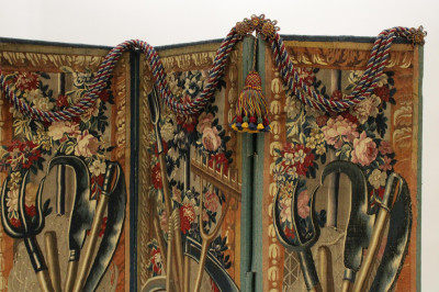4Fold Aubusson Tapestry Screen 18th C