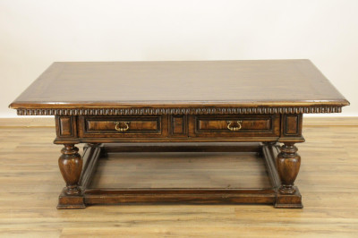 Image for Lot Baroque Style Walnut Coffee Table