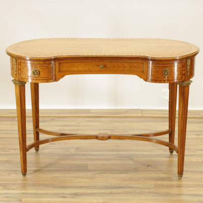 Image for Lot George III Style Satinwood Desk/Dressing Table