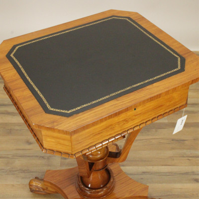 Late Regency Tulipwood LiftTop Writing Table