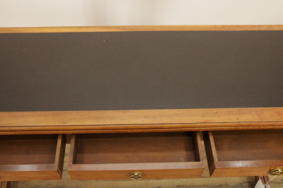 Regency Style Maple Flip Top Table/Desk