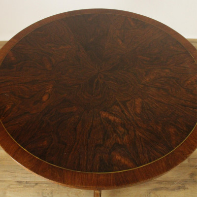 Pair of Regency Style Rosewood Circular Table