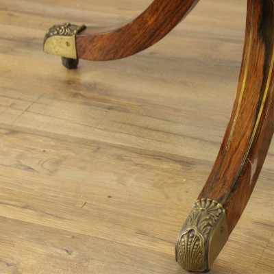 Pair of Regency Style Rosewood Circular Table