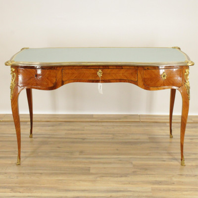 Image for Lot Louis XV Style Fruitwood Writing Table