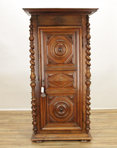 Image for Lot French Provincial Walnut Bonnetiere 19th C