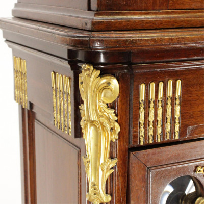 Louis XVI Style Bronze Dor Tall Case Clock 19 C