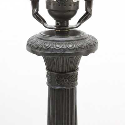 Set of 4 Regency Style Bronze Lamps c1890
