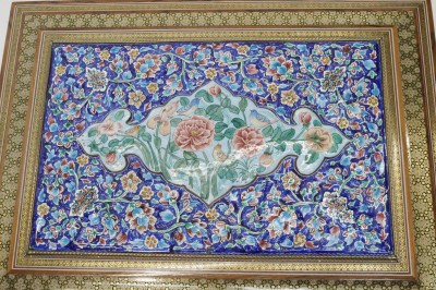 Indian Floral Enamel and Gilt Decorated Box