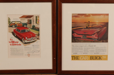 10 Color Prints Classic Automobiles