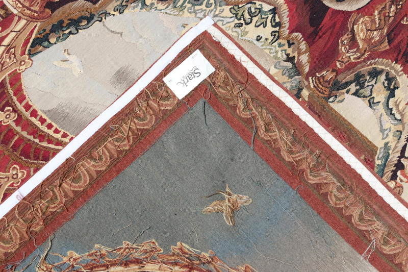 Beauvais Style Tapestry Stark Orientalist Scene