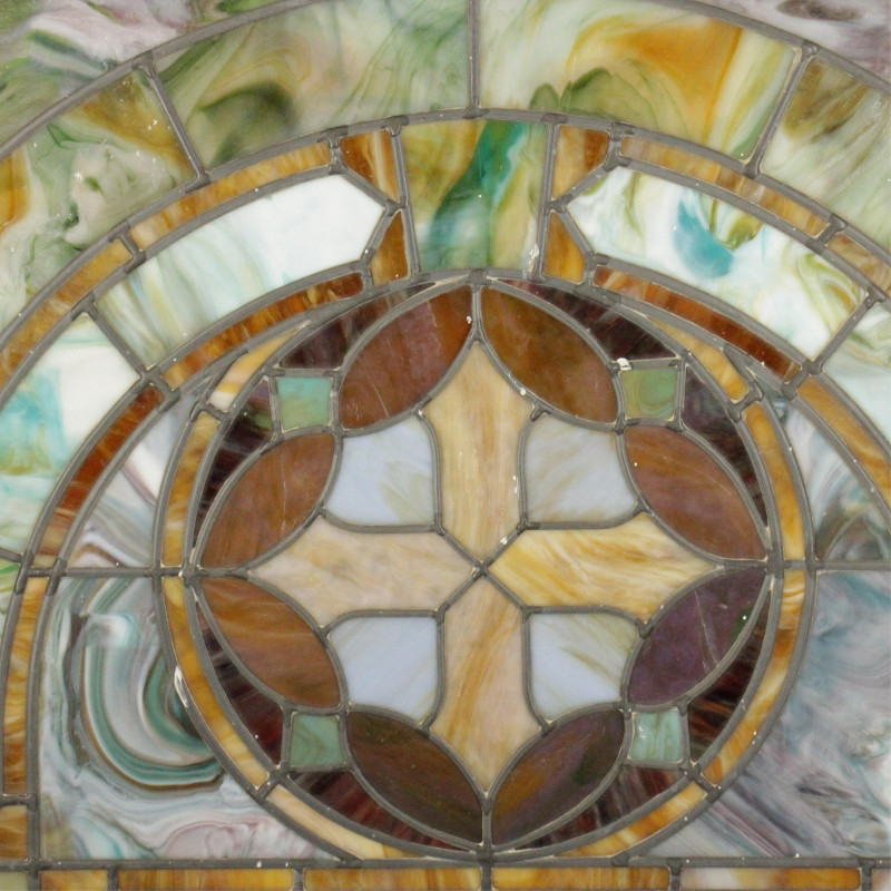 Vintage Tiffany Style Stained Glass Window