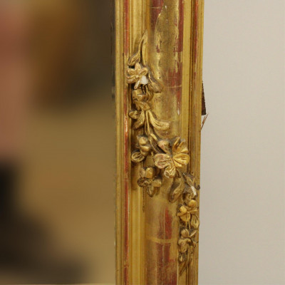 French Giltwood and Composition Mirror 19th C
