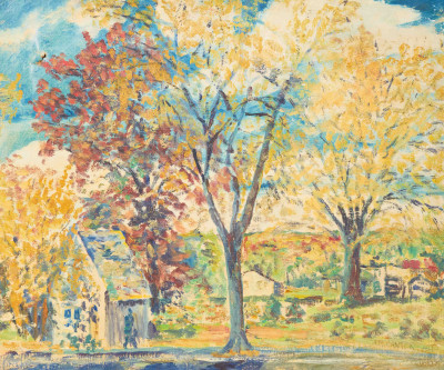 Image for Lot Albert Canter - Untitled (Autumn Scene)