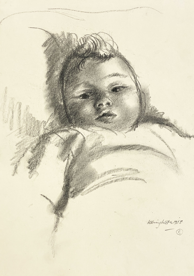 Clara Klinghoffer - Portrait of an infant