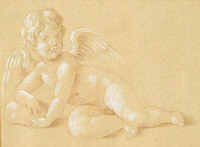 Artist Unknown - Group of Four Cherub Drawings