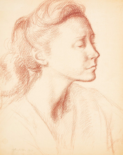 Image for Lot Clara Klinghoffer - Woman in Profile