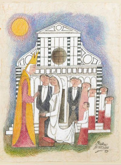 Adorno Bonciani - Untitled (Religious Scene)