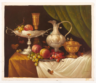 József Molnár - Still life with Fruit