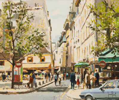 Image for Lot Gerard Passet - Rue St Andre Des Arts Paris